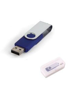4 GB Döner Kapaklı USB Bellek - Lacivert / 4 GB