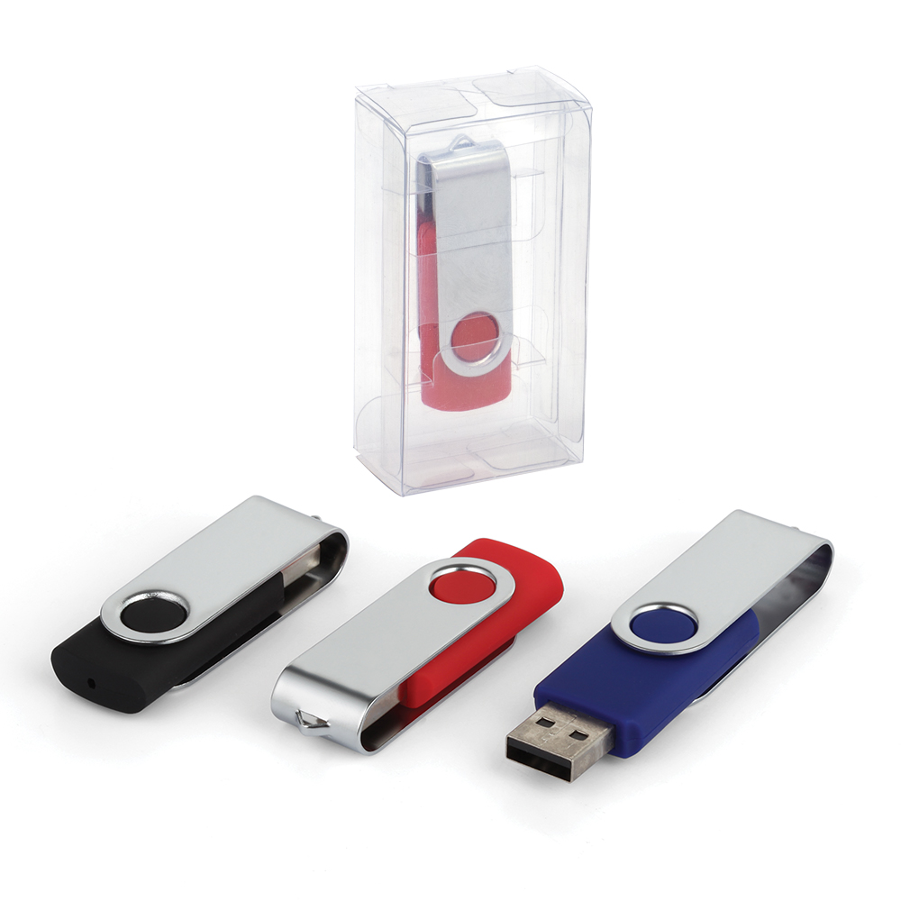 64 GB Döner Kapaklı USB Bellek - Siyah / 64 GB