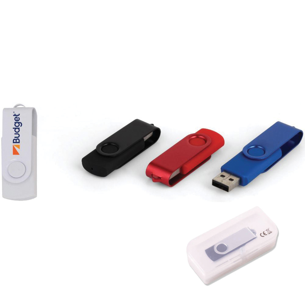 16 GB Metal Renkli USB Bellek - Kırmızı / 16 GB
