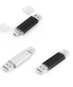16 GB  OTG Özellikli Metal USB Bellek - Gümüş / 16 GB