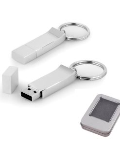 8 GB Metal Anahtarlık USB Bellek - Gümüş / 8 GB