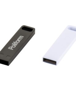 8 GB Metal USB Bellek - Beyaz / 8 GB