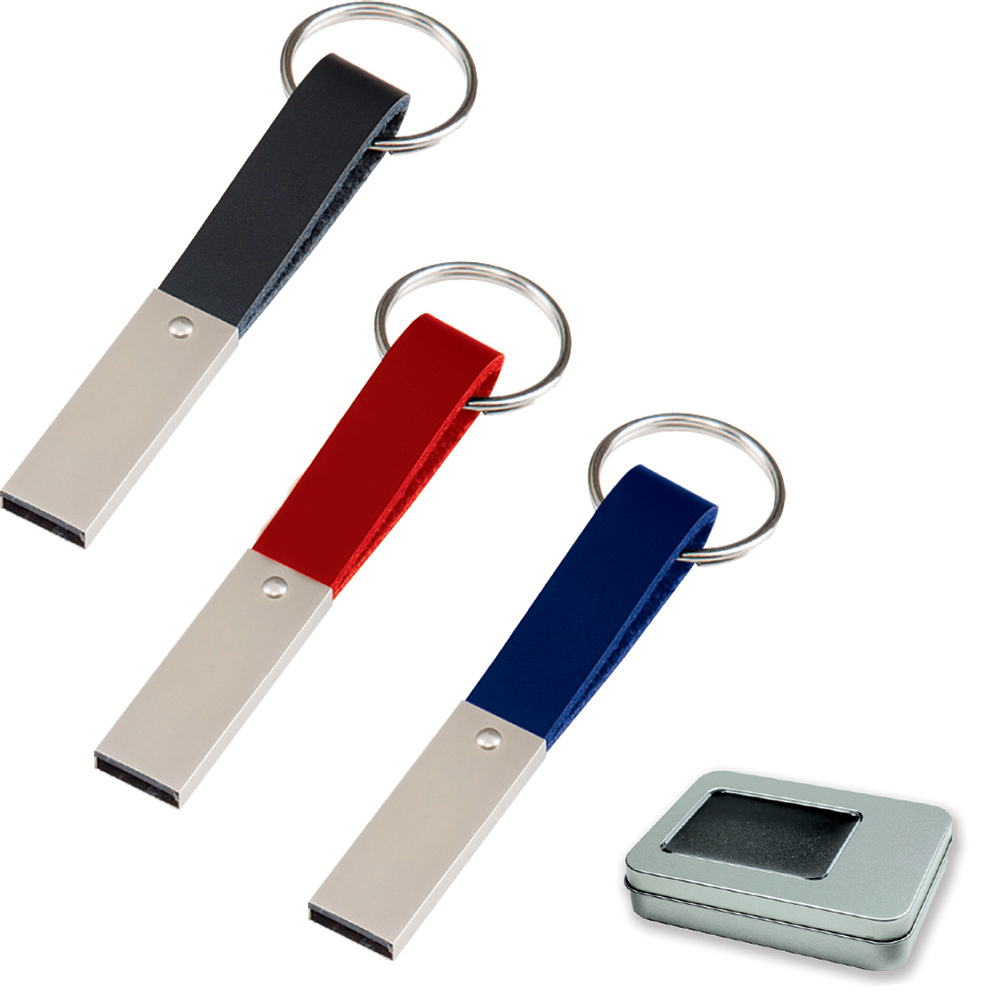 32 GB Metal USB Bellek Anahtarlık - Siyah / 32 GB