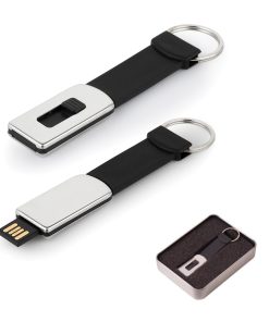 8 GB Metal Anahtarlık USB Bellek - Siyah / 8 GB