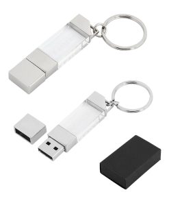 8 GB Kristal USB Bellek - Gümüş / 8 GB