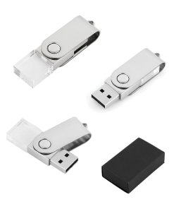 16 GB Kristal USB Bellek - Gümüş / 16 GB