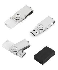 32 GB Kristal USB Bellek - Gümüş / 32 GB