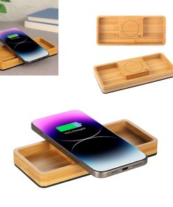Wireless Şarjlı Masaüstü Düzenleyici - Bambu