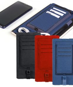 Wireless Şarj Özellikli Defter Kılıfı - Kırmızı