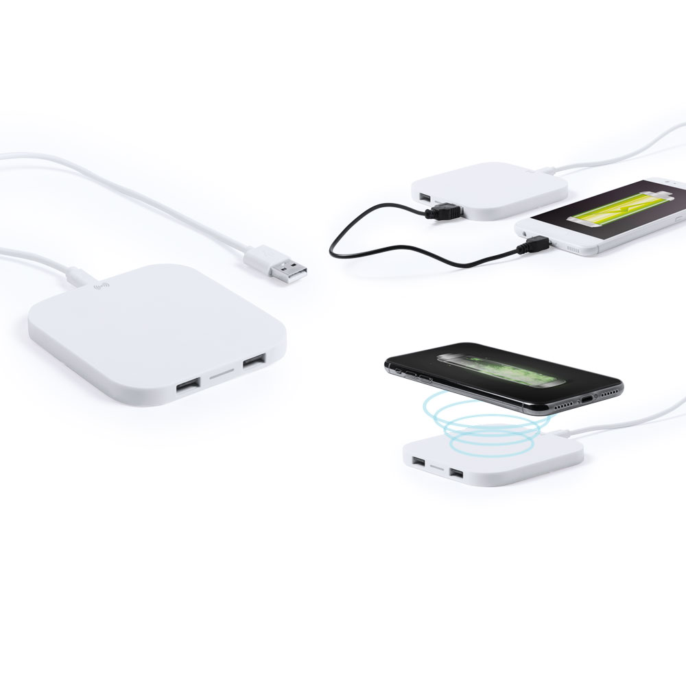 Wireless Şarj Cihazı - Beyaz