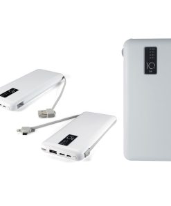 Powerbank 10000 mAh Mobil Şarj Cihazı - Beyaz