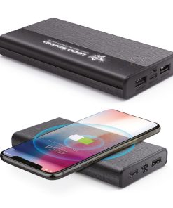 Wireless Mobil Şarj Cihazı 10000 mAh - Siyah
