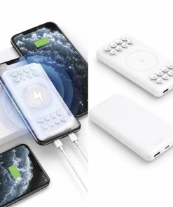 Wireless Mobil Şarj Cihazı 10.000 mAh - Beyaz