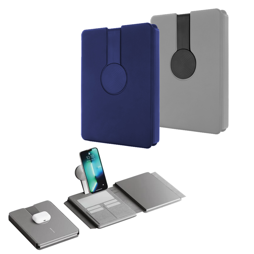 Powerbank 5000 mAh Wireless Organizer - Gri