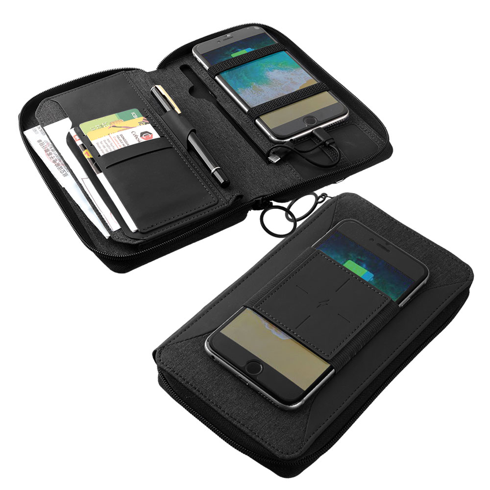 5000 mAh Powerbank Organizer - Siyah