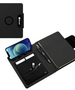 Powerbank 8000 mAh A5 Organizer - Siyah