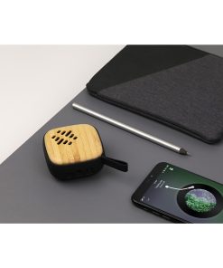 Bluetooth 5.0 Bambu Hoparlör - Siyah