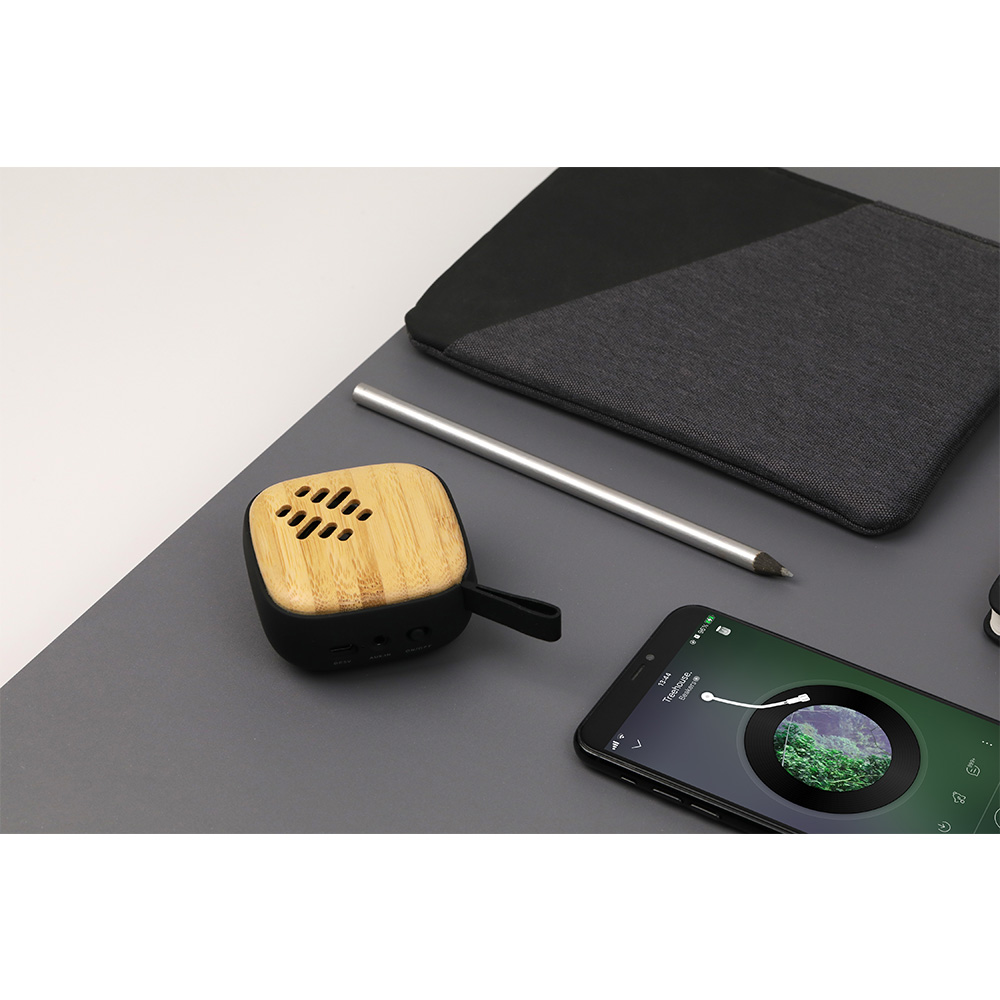 Bluetooth 5.0 Bambu Hoparlör - Bambu
