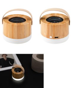 LED Işıklı 5.0 Bluetooth Hoparlör - Bambu