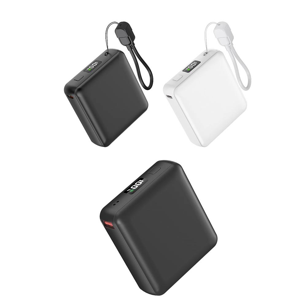 Powerbank 10000 mAh Mobil Şarj Cihazı - Siyah