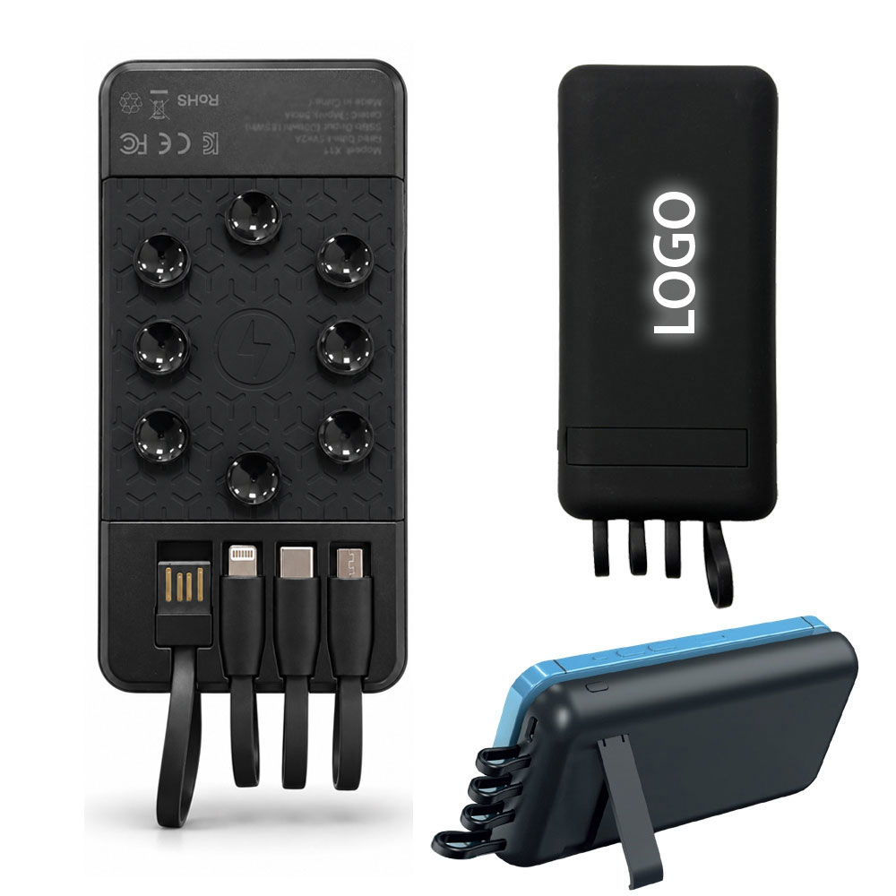 Vakumlu Wireless Powerbank - Siyah