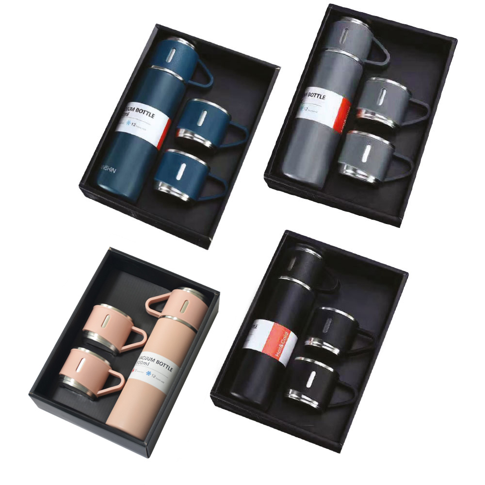 Termos 500 ml 3'lü Set - Lacivert / 500 ML