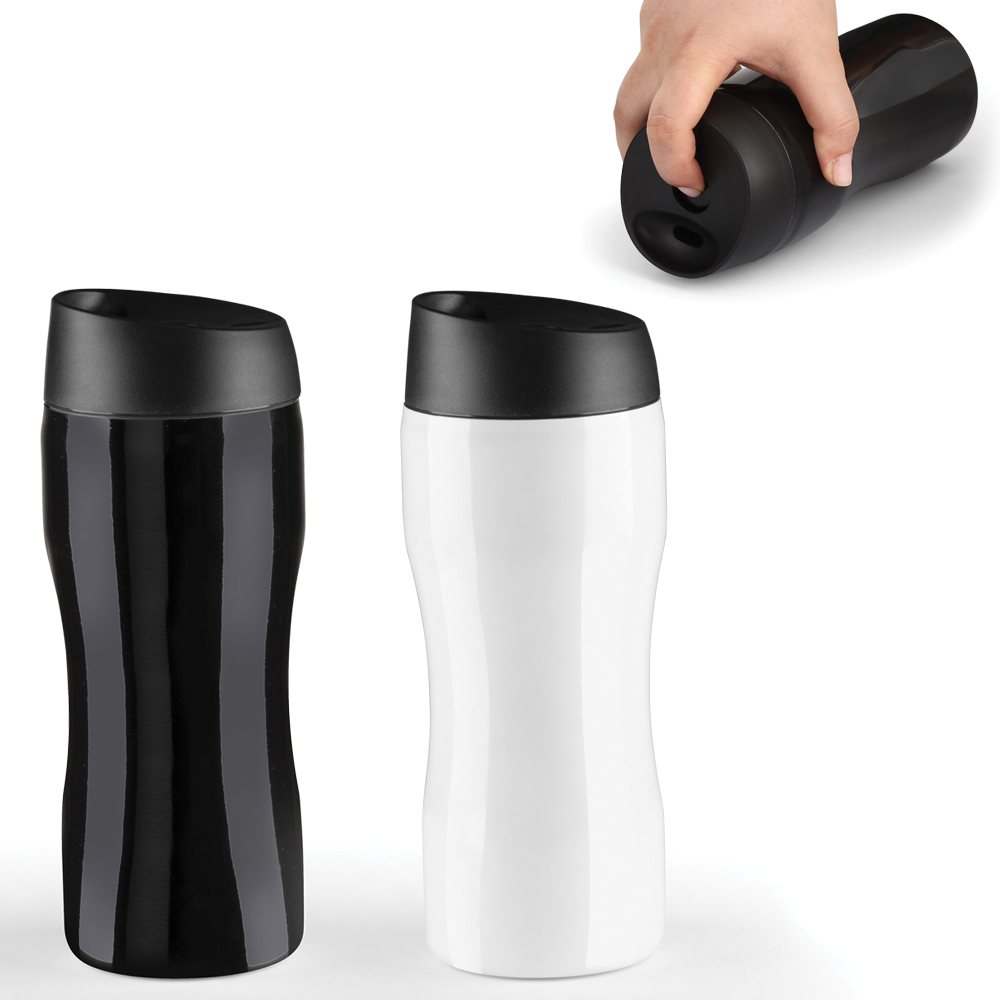 Çift Duvarlı Termos ( 450 ml ) - Siyah / 450 ML