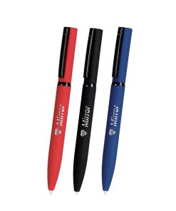 LeccePen Metal Rubber Tükenmez Kalem - Kırmızı